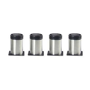 

4PCS 60mm Adjustable Stainless Steel Furniture Legs Cabinet Table Sofa Bed Feet Furniture Legs Feet
