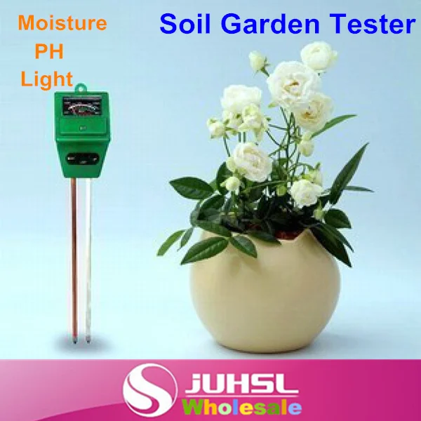 

Electronic 2019 new 3 in 1 hygrometer,PH meter, gardening detector,ph value detector tester,soil pH and plant illumination