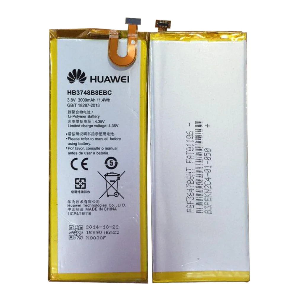 Аккумулятор для huawei C199 Ascend G7 G7-TL100 аккумулятор HB3748B8EBC 3000 мАч для мобильного телефона huawei C199 C199-CL00