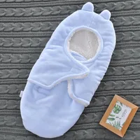 2018 детский конверт с милым мультяшным принтом, зимний теплый спальный мешок для новорожденных, для детей от 0 до 3 месяцев, детский спальный мешок, как одеяло