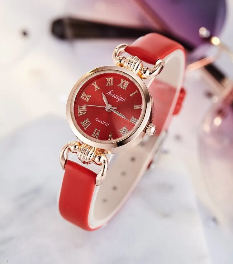Women's Bracelet Watches Quartz Wrist Watch Retro Rainbow Design Casual Leather Band Ladies Dress Sport Relogio Feminino | Наручные