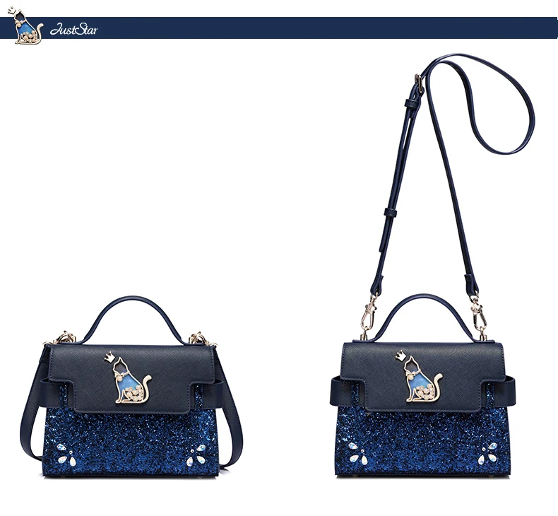 Just star women leather handbag 4