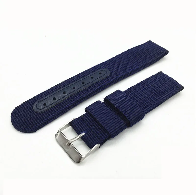 

22mm Nylon bracelet Strap for rolex Cartier Casio dw tissot Omega Longines Seiko Men Women Sport Fashion Wrist watch band