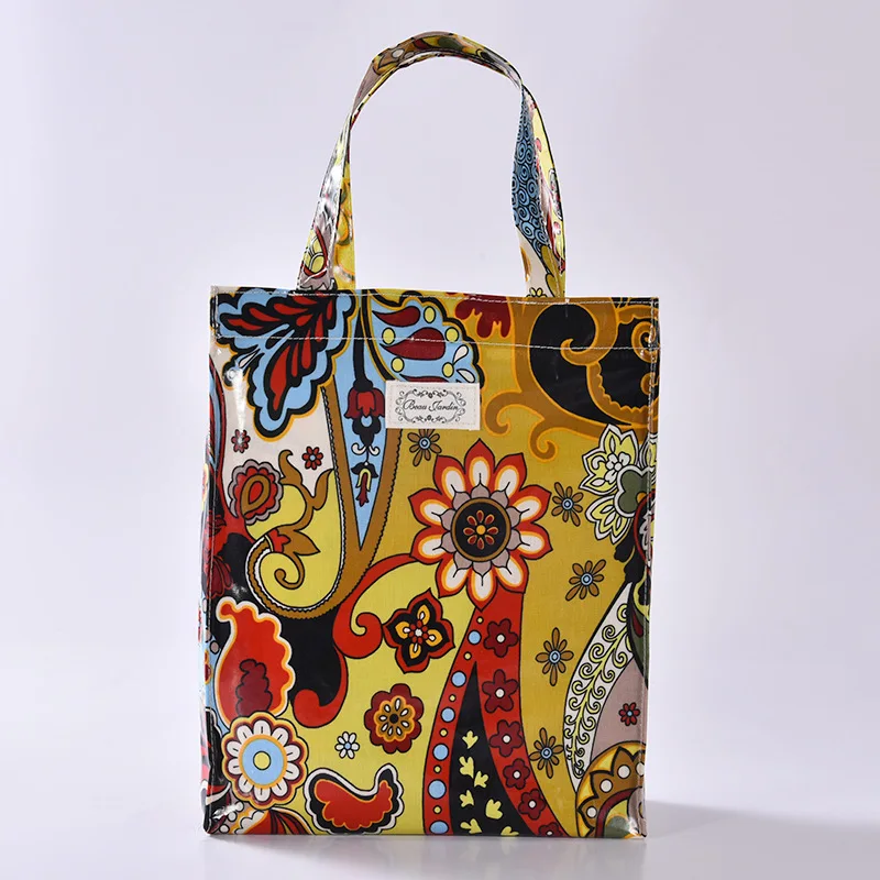 2019 handbag women flower design item organizer fashion eco bag for girls lady top handle bags ...