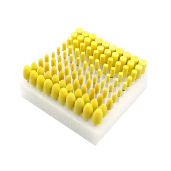 

100 Pcs/Box 4-10Mm Premium Quality Ceramic Mounted Point Fine Polishing Stone For Metal Deburring Mold Dressing