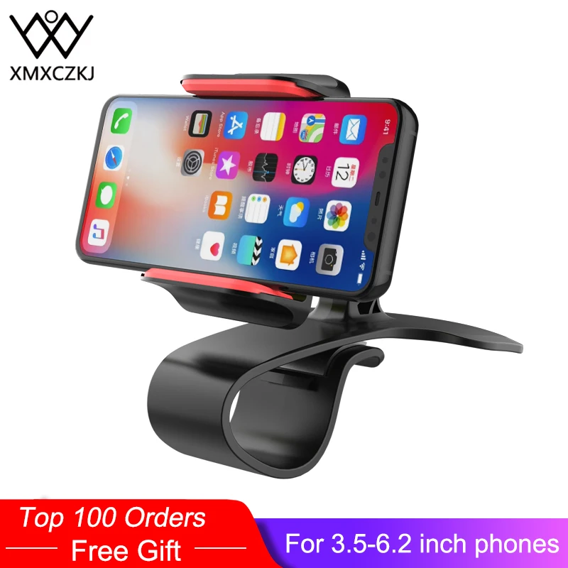 

XMXCZKJ Universal Car Dashboard Cell Phone Mount Holder HUD Stand Phone GPS Navigation Support Stand Accessories For Iphone x