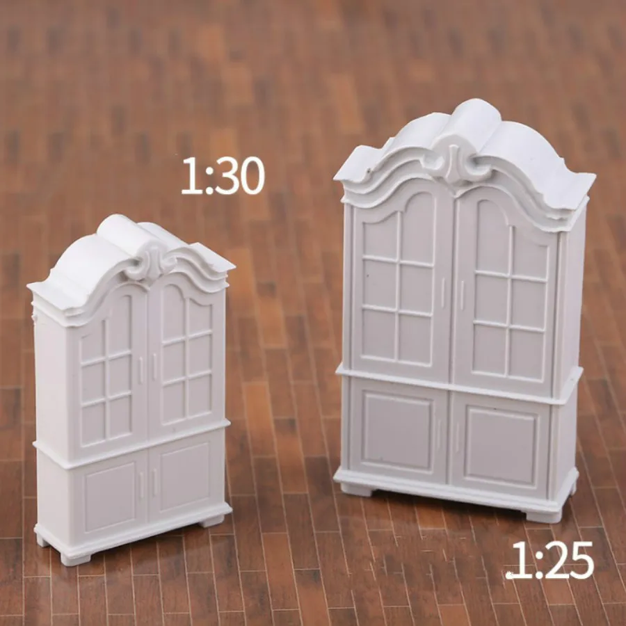 

1:25 1:30 scale white architecture miniature model cabinet for model building maker