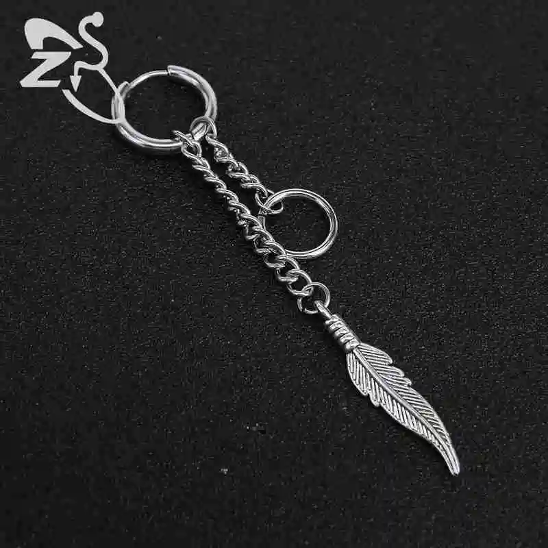 Корейские серьги ZS из нержавеющей стали Suga мужские и женские Висячие подвески с