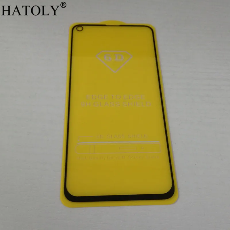 HATOLY 5D Tempered Glass for Huawei Nova 4 Screen Protector Full Cover Film Protective | Мобильные телефоны и аксессуары