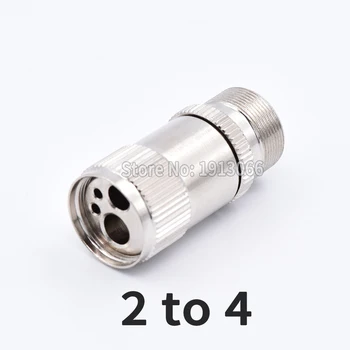 

1PCS Dental High Speed Handpiece Tubing Adaptor Changer 2 Hole to 4 Hole Dentist