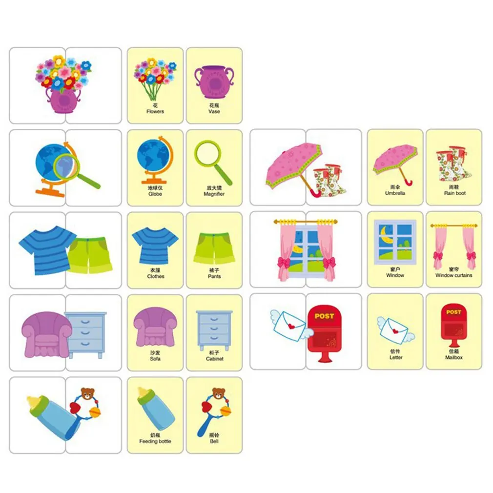 Bebé Tarjeta de aprendizaje de los niños cognitivo tarjeta con caja de hierro niños inglés aprender herramienta montessori Educativos herramienta juego de mesa rompecabezas Bebé Tarjeta de aprendizaje de los niños cognitivo tarjeta con caja de hierro niños inglés aprender herramienta montessori Educativos herramienta juego de mesa rompecabezas