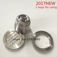 Neu kommen/2 way verwenden/freies verschiffen Capsulone Edelstahl Metall kapsel compatibke Nespresso kaffee Maschine