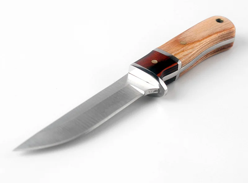 KKWOLF Открытый нож с фиксированным лезвием для кемпинга Самообороны выживания многоцелевой армейский нож острый Фруктовый нож охотничий EDC инструменты