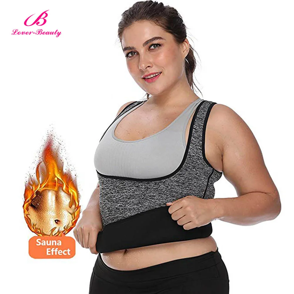 Lover Beauty Neoprene Shapers Sauna Sweat Body Shaper Women Slimming Thermo Push Up Vest Waist Trainer Corset-C | Женская одежда