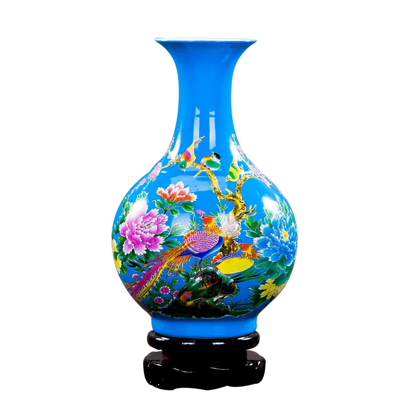 Flower Vase Ceramic Vase Jingdezhen Porcelain Flower Vase 13 Models for Home Desk Christmas Decoration