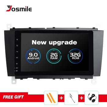 

AutoRadio 2 Din Android 9.0 Car DVD Player For Mercedes BenzC-Classs CLC C220 W203 CLK W209 2004-2007 C200 C230 C320 C350 GPS 4G