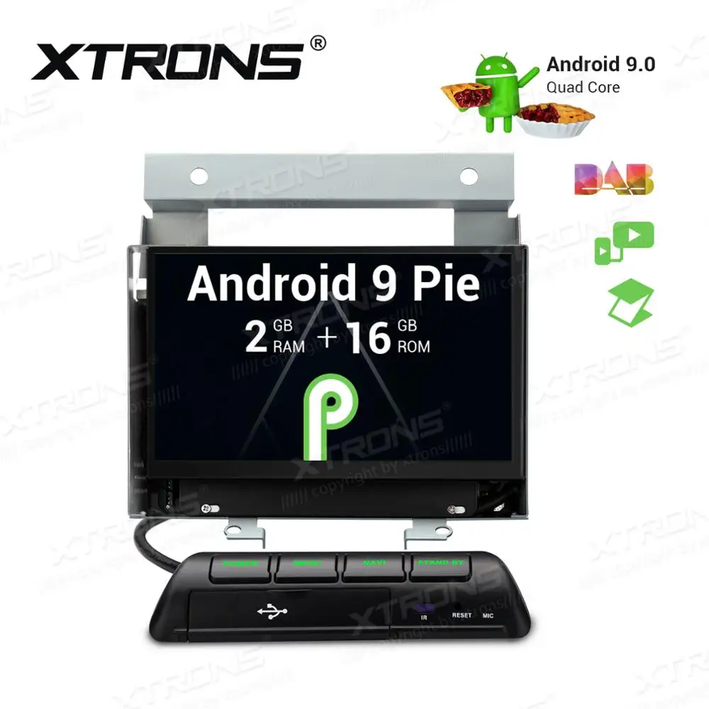 

XTRONS 7" Android 9.0 Car Radio Player for Land Rover Freelander 2 2007 2008 2009 2010 2011 2012 GPS RDS USB WIFI RCA OBD NO DVD
