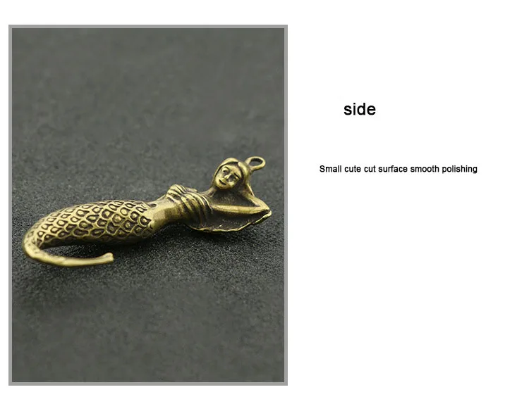 Brass Mermaid Keychain (11)