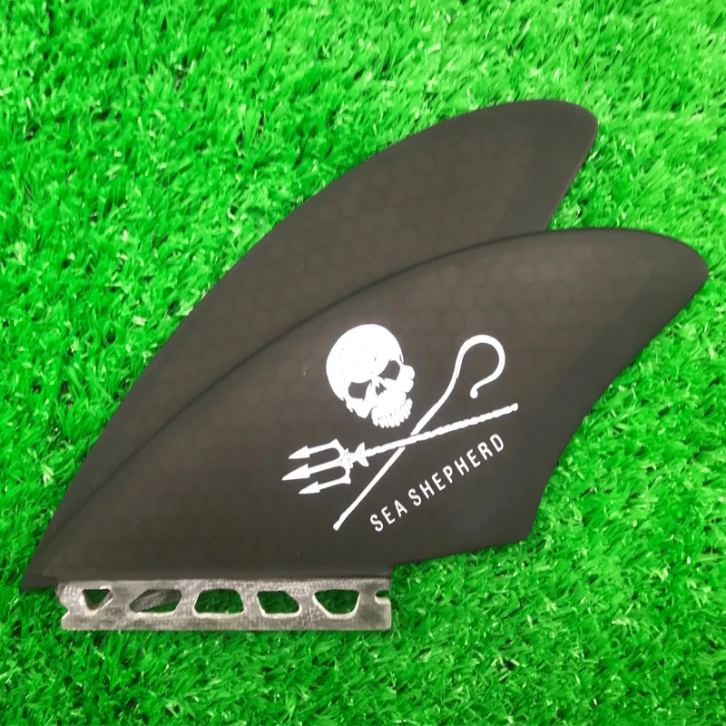 Keel Twin Fins Surfboard Fiberglass Honeycomb Fins Surf Fins For Surfing