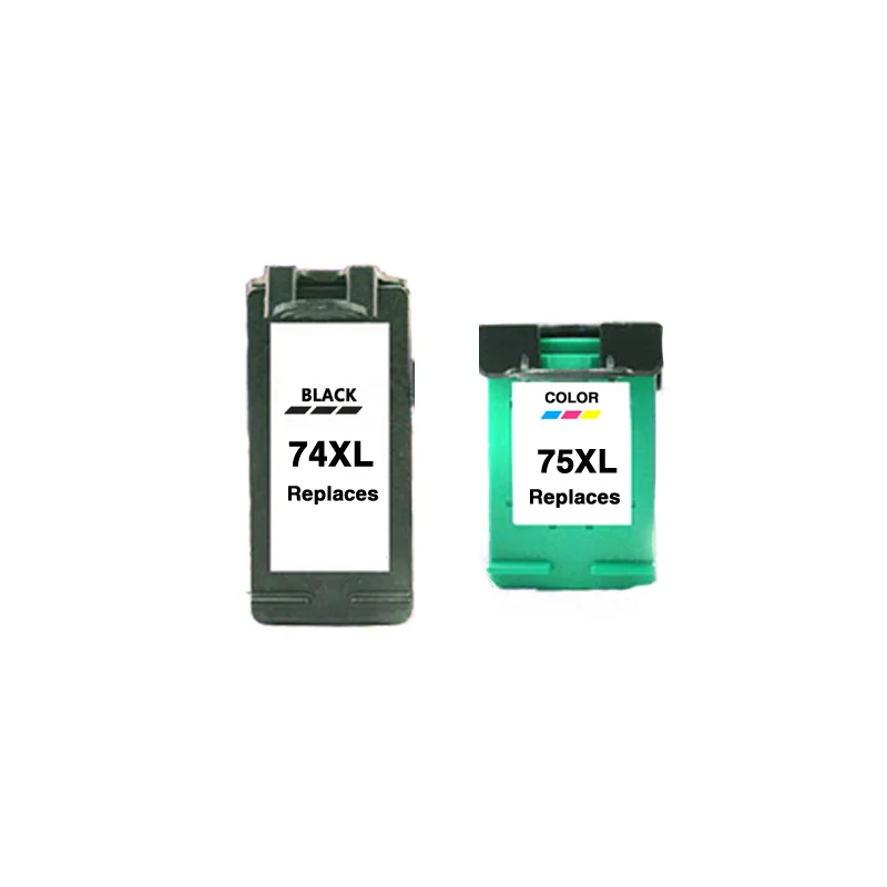LEADKSAM 74XL 75XL 74 75 чернильный картридж совместимый для hp74 J5780 D4260 C4480 4380 5280 4345 C4300 Officejet