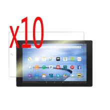 10x прозрачный Плёнки+ 10x чистой тканью, ЖК-дисплей Экран защитная плёнка для НУА Вэй щитки для Amazon Kindle Fire HD 10 HD10 10,1"