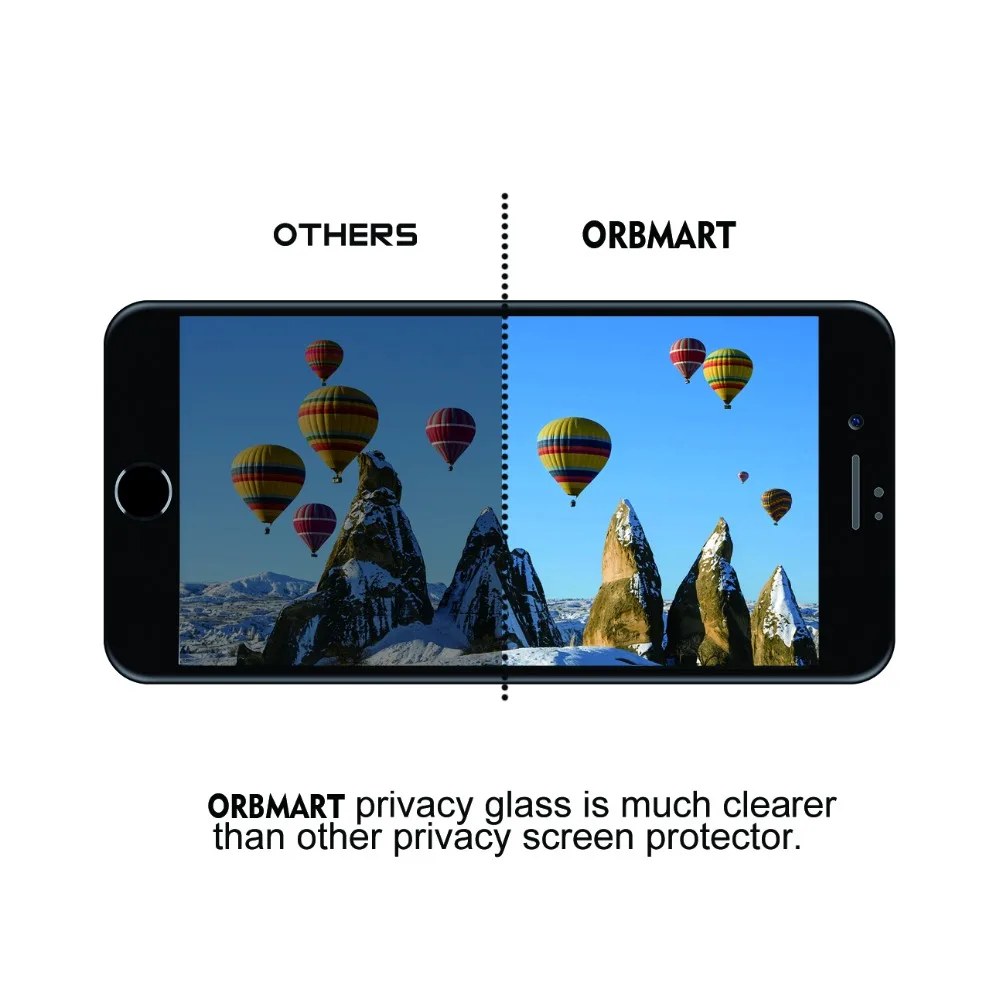 ORBMART полноразмерная Защитная пленка для защиты экрана из закаленного стекла для iPhone 6 6 S 7 7 Plus