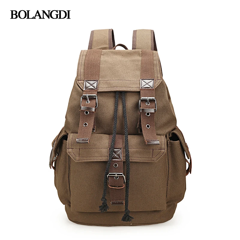 

2018 New Fashion Women Backpack Vintage Canvas Backpack School Bags Casual Men's Travel Bags Large Capacity Travel Backpack bag