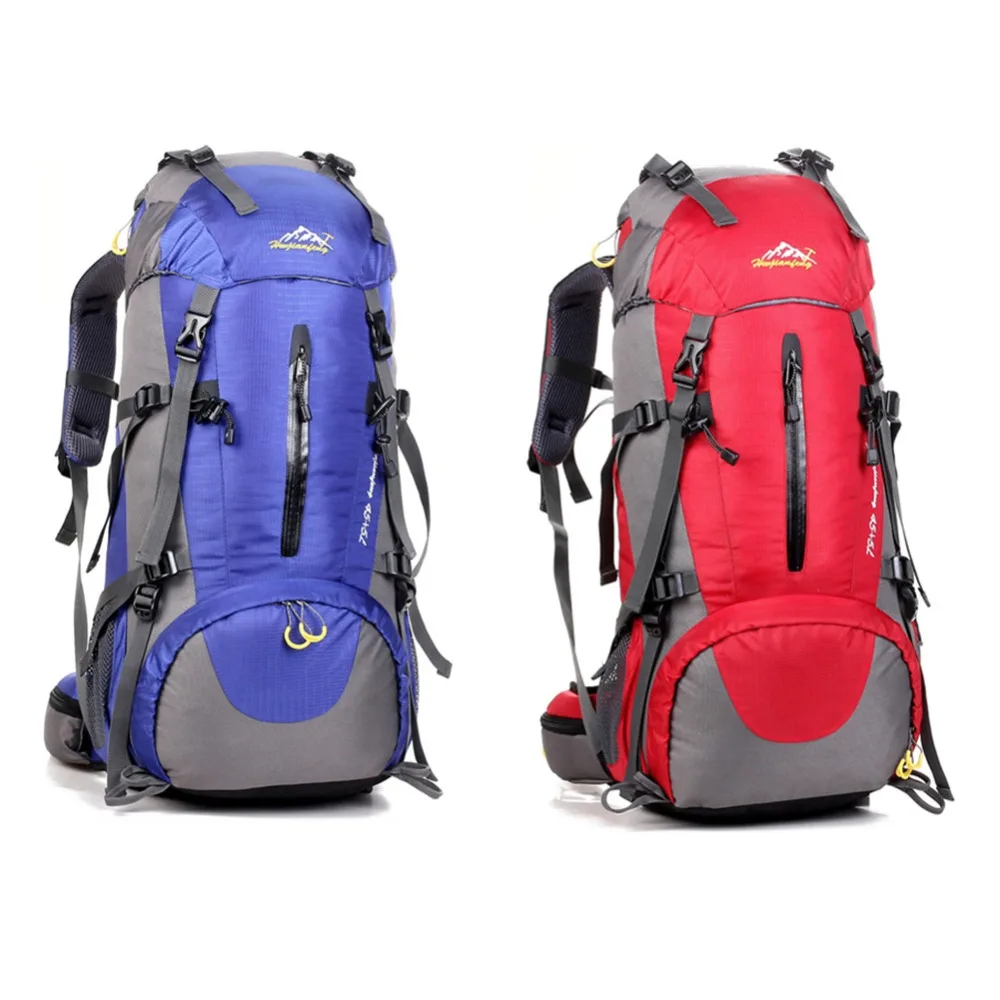 

Outdoor 45L+5L Waterproof large capacity sports bag Camping Travel Bags Pack Climbing Backpack Knapsack