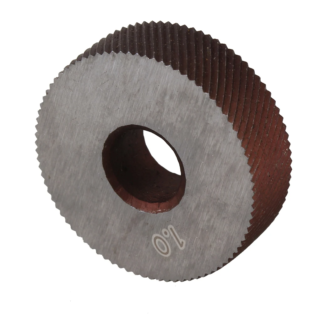 Pair of 1.0mm Gear Hob Wheel Knurled Wheel Knife Textured Knurled Lathe Embossing wheel Machine Tools Accessories