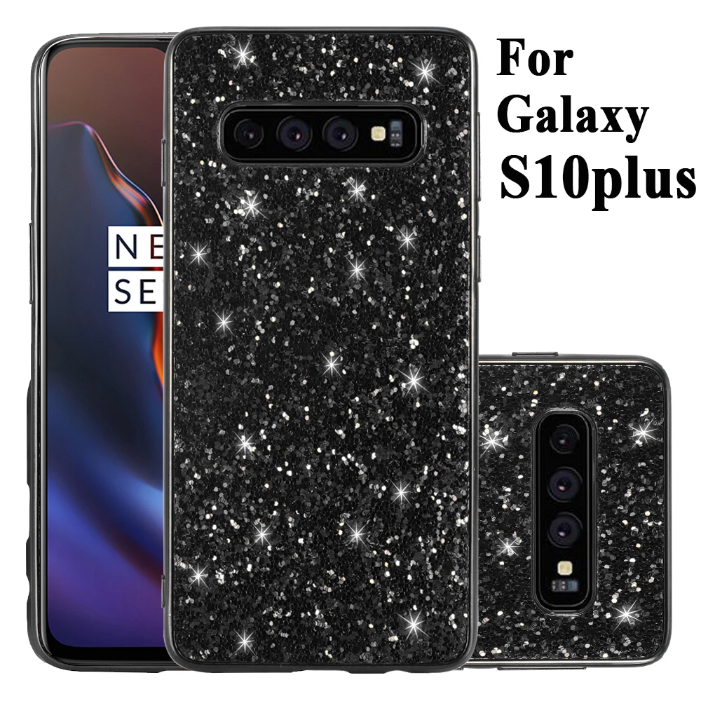 S10 plus блестящий чехол для samsung galaxy s10plus 10 s splus телефона Блестящий защитный бампер |