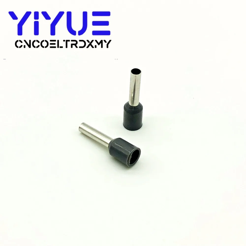 E2512 труба изоляционные терминалы 2.5MM2 100 шт./упак. изолированный кабель провода разъем изоляционные обжимной терминал разъем E
