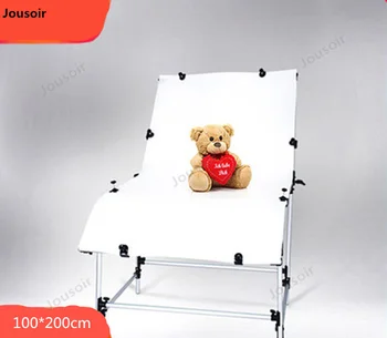

Large 100*200cm shooting table still life table studio set photo Table reflection Board with fill light CD50 T03