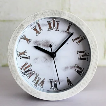 

3D stereoscopic embedded nails home decor reloj despertador al fajr clock watches quartz automobile clock retro watch Rome