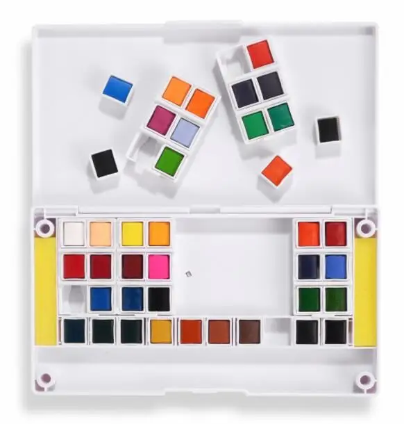 Пигмент Твердые акварельные Краски S комплект Цветные карандаши для рисования Краски акварели товары для рукоделия
