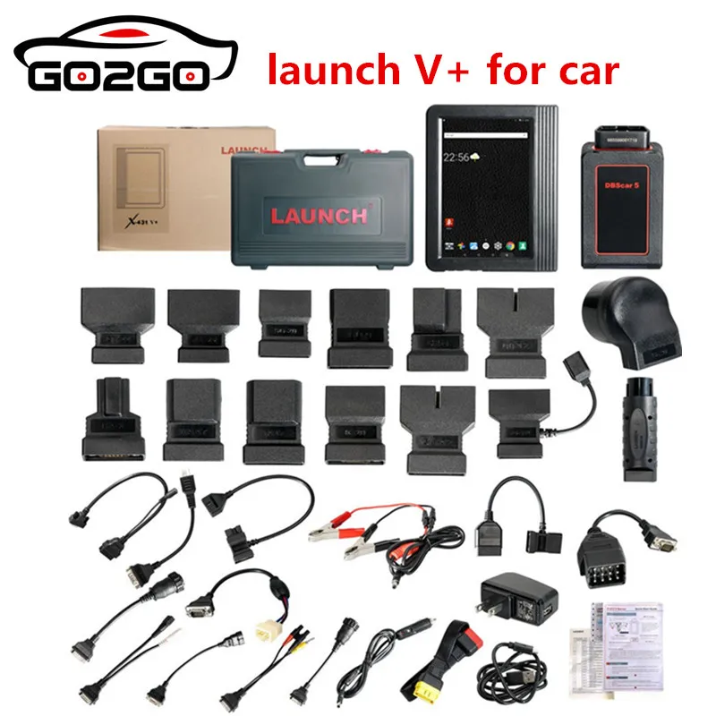 

LAUNCH X431 V Plus 10.1"inch Wifi/Bluetooth Auto diagnostic tool with 2 year free update X431 V+ Car Scanner Same as X431 Pro3
