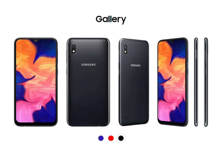 samsung Galaxy A10 A105F-DS, 2 Гб ОЗУ, 32 Гб ПЗУ, мобильный телефон, 6,2 дюймов, четыре ядра, Android 9,0, МП камера, две sim-карты, мобильный телефон