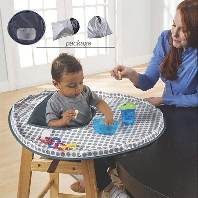 Baby Eating Table Mat Baby Feeding Saucer High Chair Cover For kids