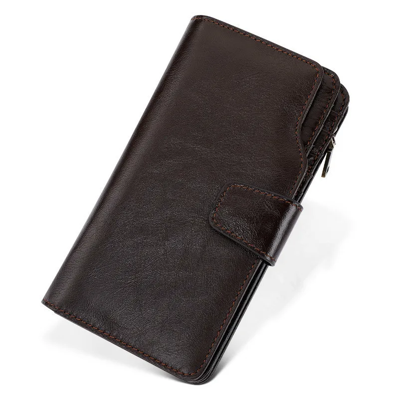 

Rfid Men Wallets Long Leather Men Coin Purse Men Purse Long Designer Card Holder Clutch Wallet Card Holders Carteira Masculina