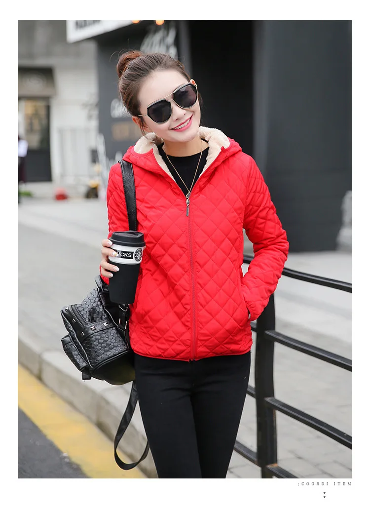 Inverno 2020 Curto Preto Vermelho Roupas Femininas