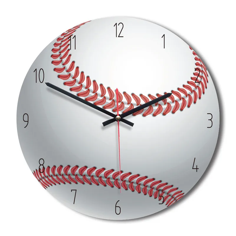 Nordic best selling wall clock home printing creative living room bedroom ball acrylic decorative clock wall hangings