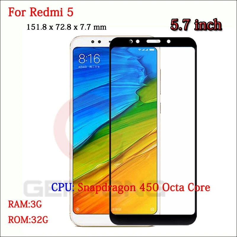 Защита экрана из закаленного стекла для Xiao mi Red mi 6 Pro 6A Note 4 7 5 Global 5 Plus mi A1 mi 8 Pocophone F1 mi 8 A2 Lite 6X5X9 SE