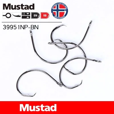 Mustad Рыбалка Крючки 39951NP-BN Маленький Дьявол сельдь Карп Южное масло Морская рыбалка черная железная пластина крючок лодка рыболовные снасти Pesca