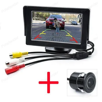 

4.3 Inch Car Monitor TFT LCD display with Waterproof CCD Auto Parking Reversing Backup Rearview Camera