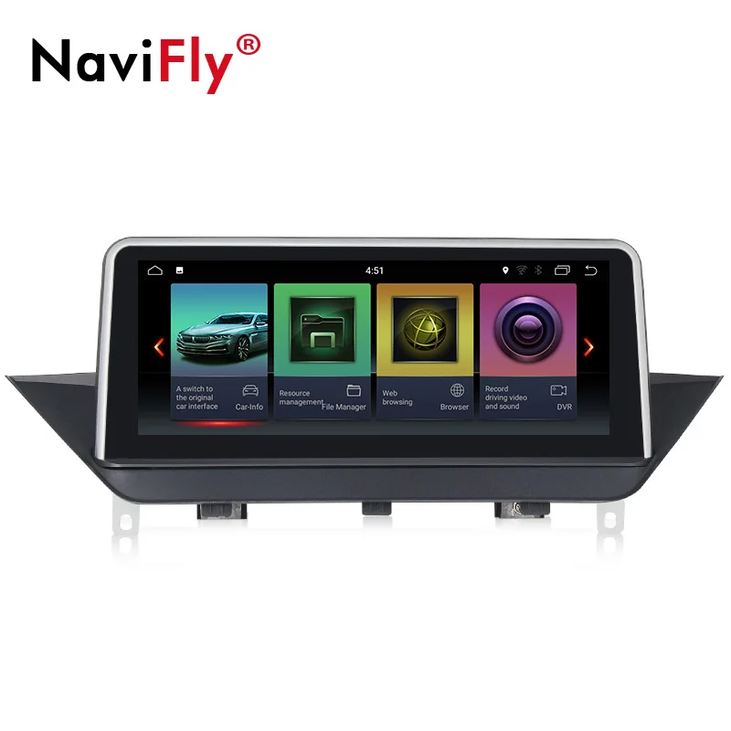 

10.25'' IPS scree ID6 UI 2GB+32GB Android 7.1 system Car DVD gps navigation player for BMW X1 E84 2009-2015 Autoradio stereo
