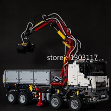2793pcs NEW LEPIN 20005 technic series Mercedes-Benz Arocs Model Building blocks Bricks Compatible with Toy for Children 42023