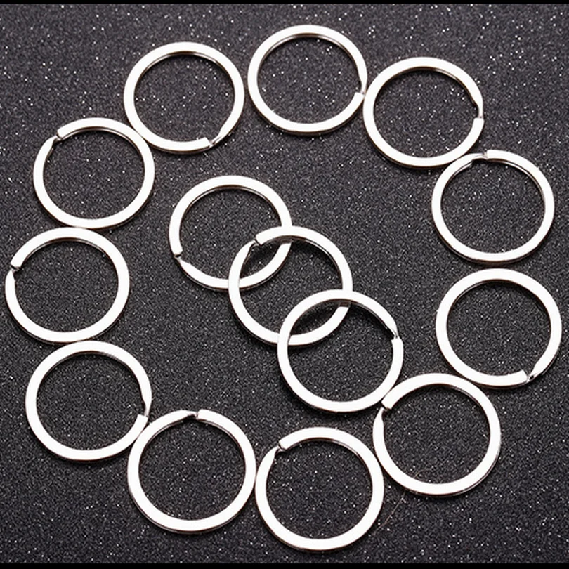 

Wholesale 600PCS 28mm Metal Key Holder Split Rings Unisex Keyring Keychain Key Rings Accessories,Fast DHL Shipping