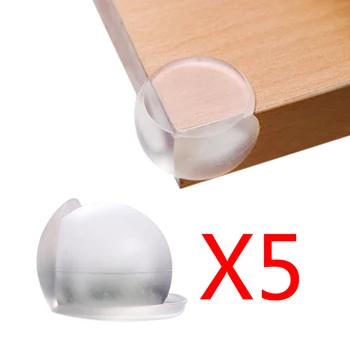 

5PCS/Lot New Safe Child Transparent Safety Ball Corner Table Edge Angle Guard