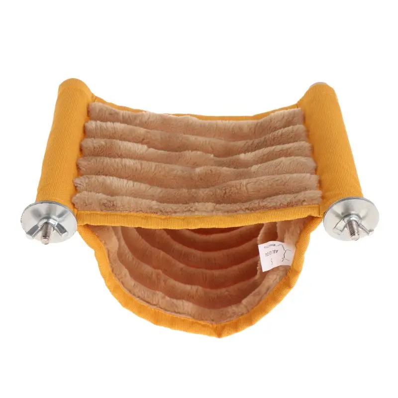 

Two Layers Hanging Cage Bed Toys Soft Plush Fleece House Nest For Small Pets Hamster Squirrel Chinchilla Guinea Pet Hammock