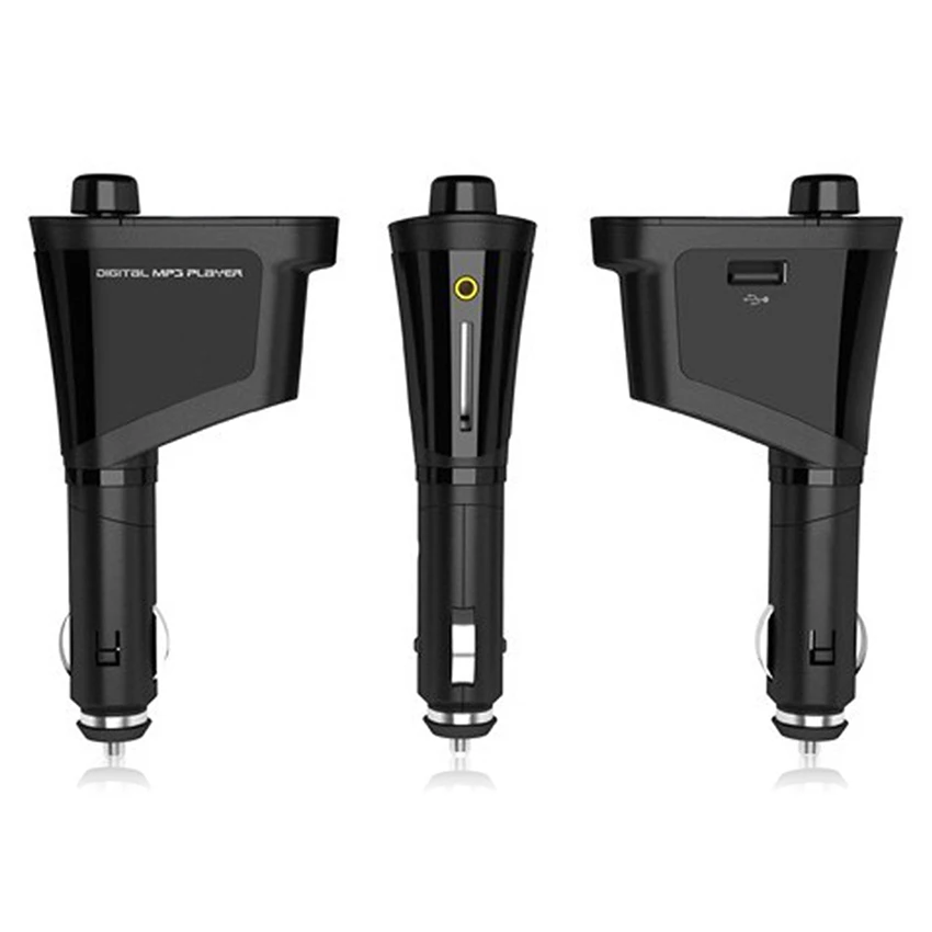 Горячее USB 2 0 автомобильное зарядное устройство MP3 плеер 12V 24 быстрое ЖК экран