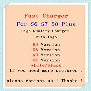 

100 pcs/lot High Quality Black/White 5V 2A US/EU/AU/UK Plug Fast Charging Travel adapter Wall Fast Charger For S6 S7 S8 plus
